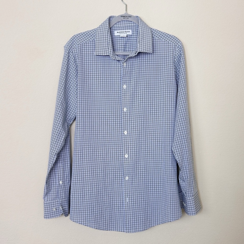 MIZZEN+MAIN Leeward Collection Men’s Performance Button Down | Medium Trim